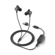 Słuchawki douszne Logitech Zone Wired Earbuds Teams 981-001009 - Czarne - 981-001009 | Sklep ITnes.pl - IT for BUSINESS