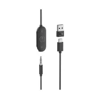 Słuchawki douszne Logitech Zone Wired Earbuds Teams 981-001009 - Czarne - 981-001009 | Sklep ITnes.pl - IT for BUSINESS