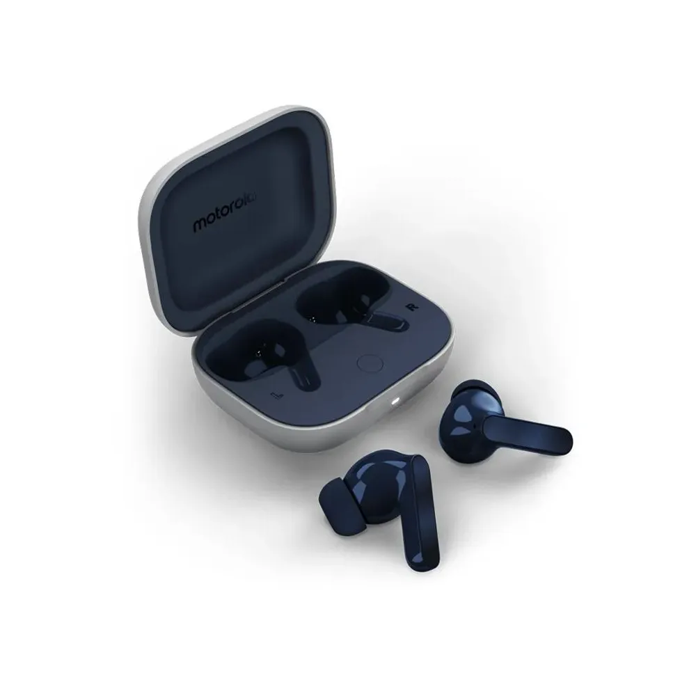 Słuchawki bezprzewodowe Motorola Moto Buds PG38C05748 - Niebieskie