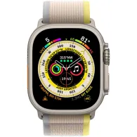 Smartwatch Apple Watch Ultra 49 mm GPS + Cellular tytan z opaską Trail w kolorze żółtym/beżowym - M/L - MQFU3WB/A | Sklep ITnes.pl - IT for BUSINESS