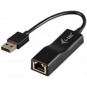 Adapter i-tec USB 2.0 ,  RJ45 U2LAN - Czarny - zdjęcie 1