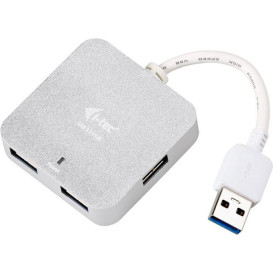 Hub i-tec USB 3.0 U3HUBMETAL402 - 4 porty, Kolor srebrny