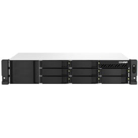 Serwer NAS QNAP Rack TS-864EU-RP-EED - Rack (2U)/Intel Celeron N5105/N5095/8 GB RAM/16 TB/8 wnęk/3 lata Carry-in