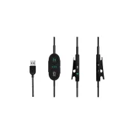 Zestaw słuchawkowy Lenovo Legion H500 Pro 7.1 Surround Sound Gaming Headset GXD0T69864 - Czarny