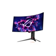 Monitor ASUS PG34WCDM, 34", 3440x1440 (UWQHD), 240Hz, 21:9, zakrzywiony, OLED, FreeSync, HDR, 0,03 ms, USB-C, Czarno-srebrny | S