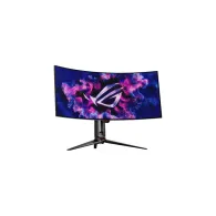 Monitor ASUS PG34WCDM, 34", 3440x1440 (UWQHD), 240Hz, 21:9, zakrzywiony, OLED, FreeSync, HDR, 0,03 ms, USB-C, Czarno-srebrny | S