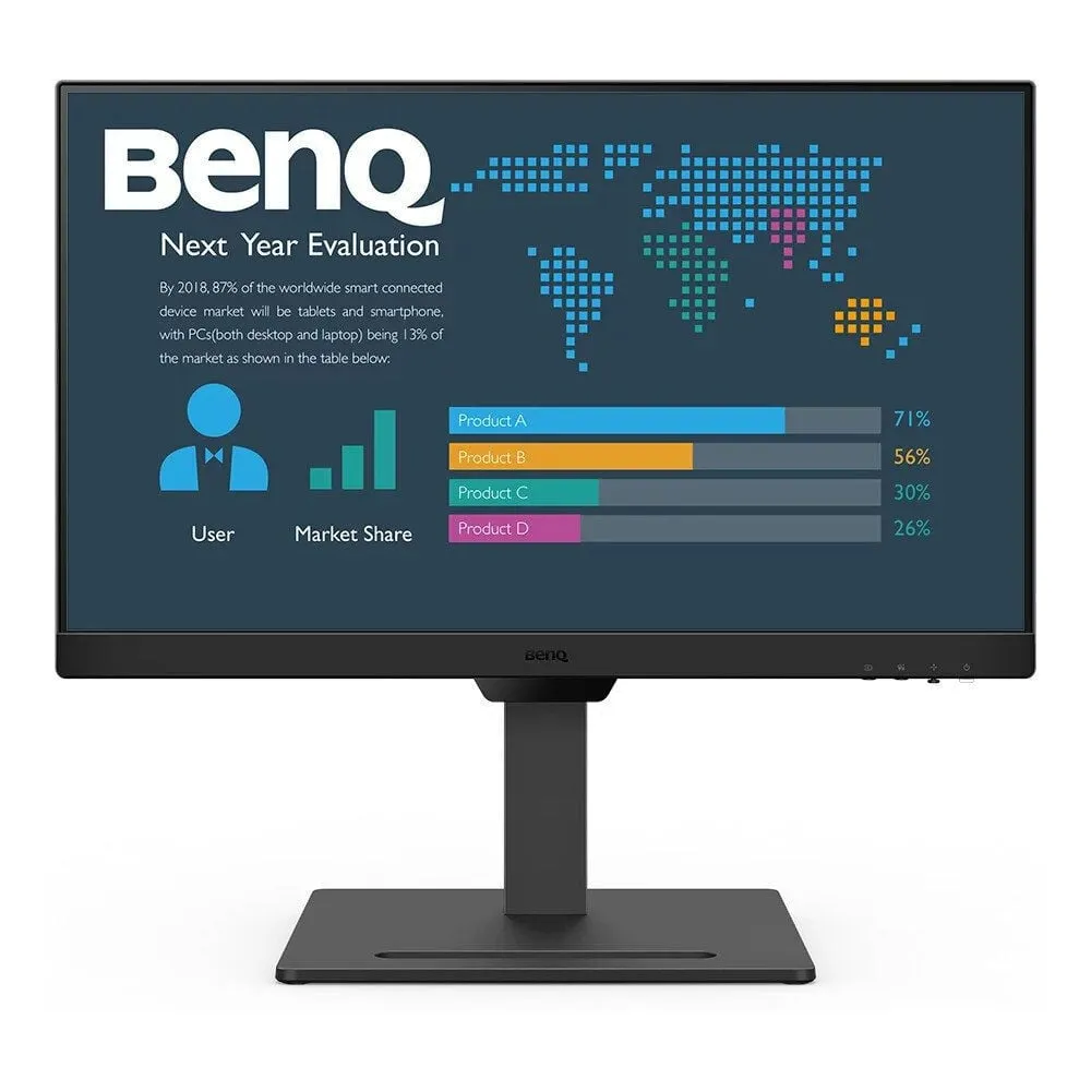 Monitor Benq BL2490T 9H.LMHLJ.LBE, 23,8", 1920x1080 (FHD), IPS, 5 ms, pivot, Czarny | Sklep ITnes.pl, IT for BUSINESS