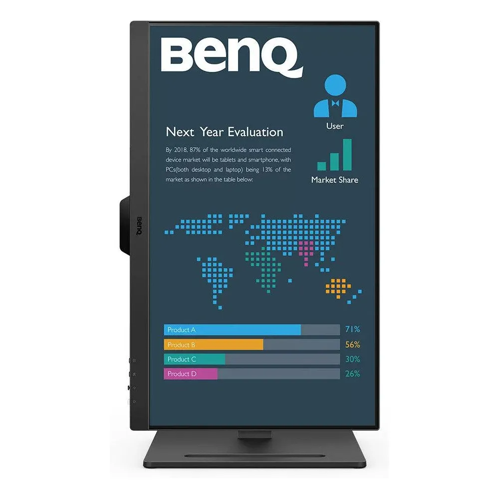 Monitor Benq BL2490T 9H.LMHLJ.LBE - 23,8"/1920x1080 (Full HD)/IPS/5 ms/pivot/Czarny - zdjęcie
