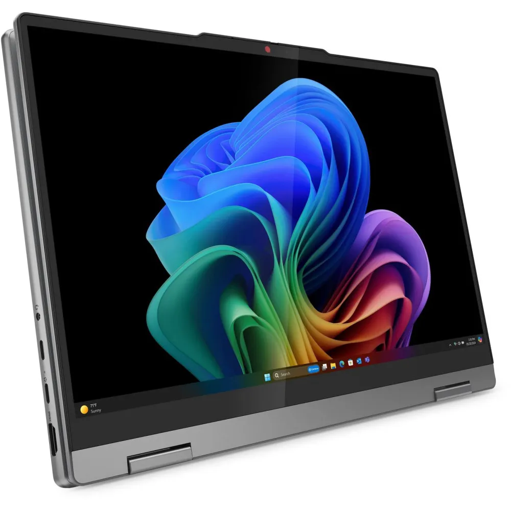 Laptop Lenovo IdeaPad 5 2-in-1 14Q8X9 83GH002FPB - Snapdragon X Plus X1P-42-100/14" WUXGA OLED MT/RAM 16GB/512GB/Szary/Win 11 Pro/2CI - zdjęcie