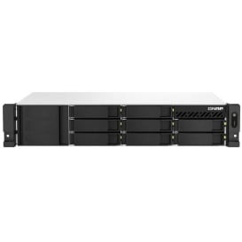 Serwer NAS QNAP Rack TS-873AEU-ZEI - Rack (2U)/AMD Ryzen V1500B/32 GB RAM/16 TB/8 wnęk/2 x M.2/3 lata Carry-in