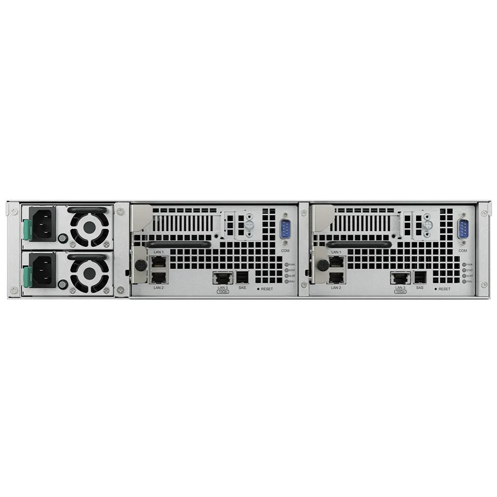 Serwer NAS Synology Rack Unified Controller UC3400 - Rack (1U)/Model CPU: Intel Xeon D-1541 Liczba procesorów: 2 Architektura procesora: 64-bit Częstotliwość procesora: 8-core 2.1 (podstawowy)/2.7 (tu - zdjęcie