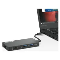 Replikator portów Lenovo USB-C 7-in-1 Hub GX90T77924 - 2x USB-A 3.0, 1x USB 2.0, 1x HDMI 1.4, 1x USB-C, Czytniki TF i SD