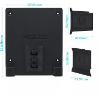 Uchwyt VESA do komputerów NUC ASUS MKT03 Mini PC Montage Kit 90LA00S0-B01170 - Czarny