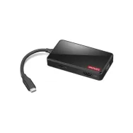 Replikator portów Lenovo 100 USB-C Travel Dock GX91M73945 - 1x HDMI, 1x VGA, 3x USB-A, 1x USB-C, Czarny