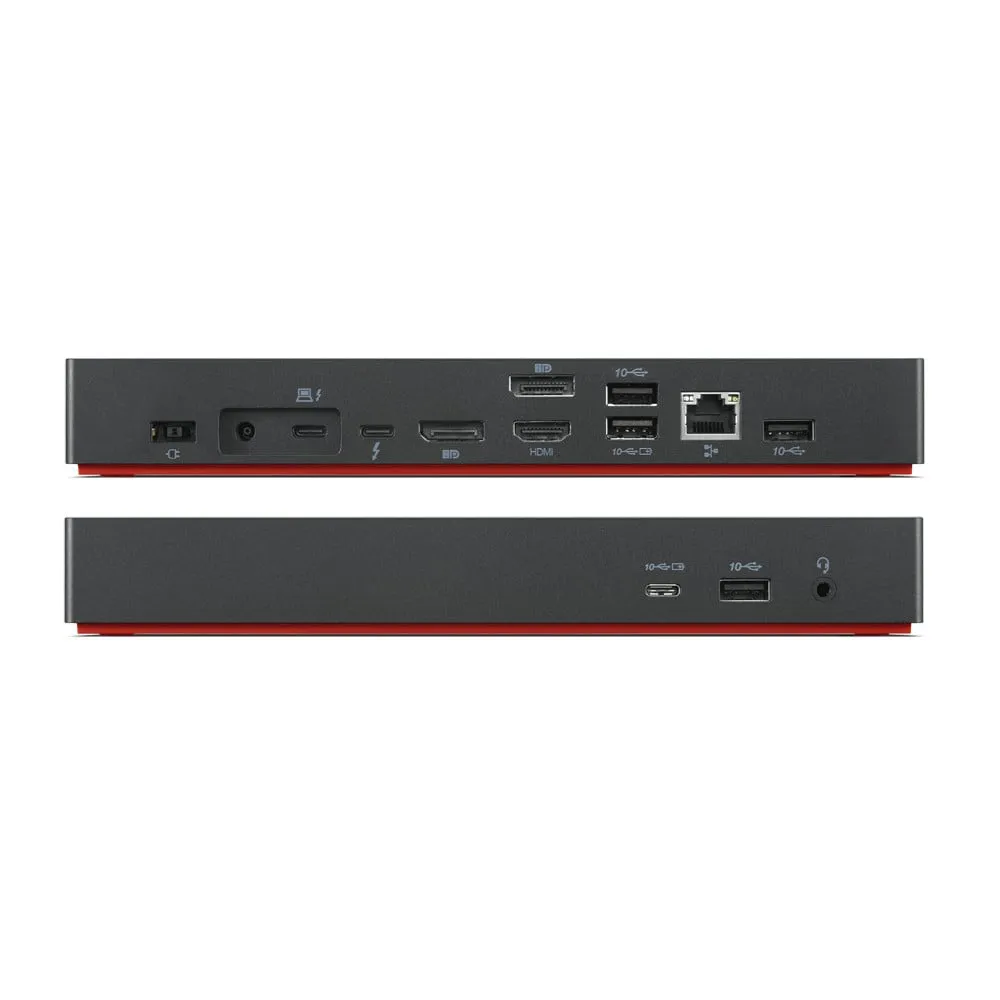 Stacja dokująca Lenovo ThinkPad Universal Thunderbolt 4 Dock 40B00135EU, 1xHDMI 2.1, 2xDP, 1xUSB-C, 4xUSB 3.2, 1xRJ-45, 1xAudio 