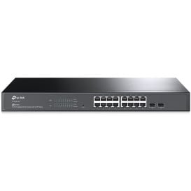 Switch zarządzalny TP-Link TL-SG2218 - Rack 1U, 16 x LAN 10|100|1000 Mbps, 2 x 1000 Mbps, 2 x SFP