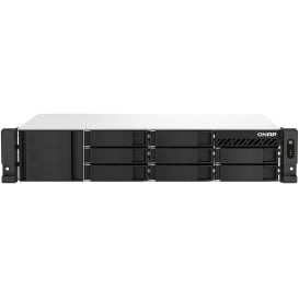 Serwer NAS QNAP Rack TS-873AEU-RP-4G - Rack (2U)/AMD Ryzen V1500B/4 GB RAM/8 wnęk/2 x M.2/3 lata Carry-in