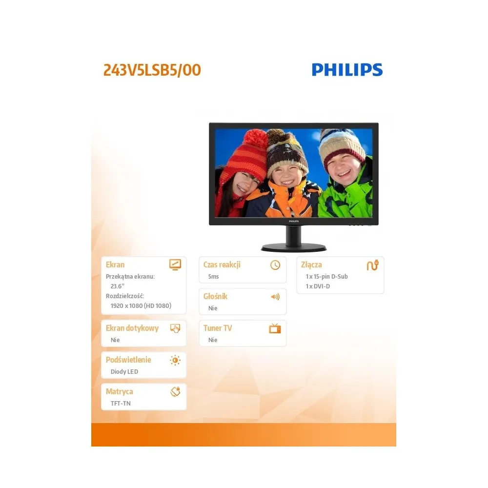 Philips 243V5LSB5/00 - zdjęcie