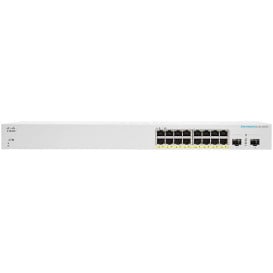 Switch zarządzalny Cisco CBS220-16P-2G-EU - 16x 10|100|1000Mbps, 2x 1000Mbps SFP, POE, SMART