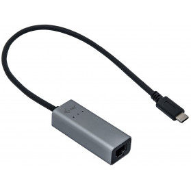 Adapter i-tec USB-C ,  RJ-45 LED C31METAL25LAN - Kolor srebrny - zdjęcie 1