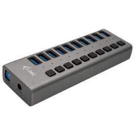 Hub i-tec USB 3.0 48 W U3CHARGEHUB10 - 10 portów, Kolor grafitowy