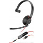Słuchawki nauszne Plantronics, Poly Blackwire 5210 C5210 USB-A WW 207577-201 - zdjęcie poglądowe 1