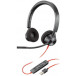 Słuchawki nauszne Plantronics/Poly Blackwire 3325 BW3325 USB-A 213938-01 - Czarne