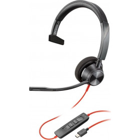 Słuchawki nauszne Plantronics, PolyBlackwire 3310 BW3310 USB-C 213929-01 - zdjęcie poglądowe 1