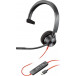 Słuchawki nauszne Plantronics/PolyBlackwire 3310 BW3310 USB-C 213929-01 - Czarne