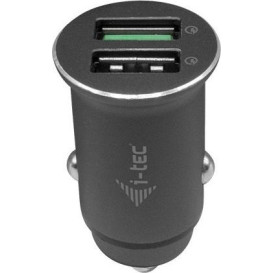Ładowarka samochodowa i-tec Car Charger 2x USB QC 3.0 36 W CHARGER-CAR2QC - Czarna