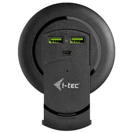 Ładowarka i-tec Built-in Desktop Fast Charger USB-C PD 3.0 3x USB 3.0 QC3.0 96 W CHARGER96WD - czarna