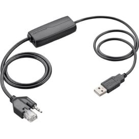 Adapter do słuchawek Plantronics/Poly APU-72 202578-01 - Czarny