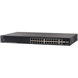 Switch zarządzalny Cisco SG550X-24-K9-EU - 24x 10|100|1000Mbps, 4x 10Gbps SFP+, stackowalny