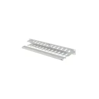 Organizer kabli 19" Lanberg AK-1704-S - 1U, szary