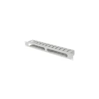 Organizer kabli 19" Lanberg AK-1704-S - 1U, szary