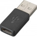 Adapter Poly USB-C / USB-A 209506-01 - Czarny