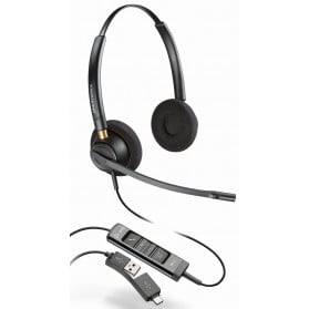 Słuchawki nauszne Plantronics, Poly EncorePro EP525 USB-A USB-C 218274-01 - zdjęcie poglądowe 1