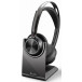 Słuchawki bezprzewodowe nauszne Poly Voyager Focus 2 UC USB-A + ładowarka 213727-01 - Czarne