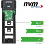 Obudowa zewnętrzna Unitek USB3.1 Gen2 Type-C Y-S1203A do M.2 SSD NVMe Enclosure - zdjęcie poglądowe 2