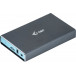 Obudowa na dysk i-tec USB 3.0 2,5" SATA MySafe U3MYSAFE025 - Kolor grafitowy, Niebieski