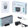 Obudowa zewnętrzna na dysk i-tec MySafe USB-C 3.1 Gen.2 CAMYSAFEDUAL25 - zdjęcie poglądowe 2