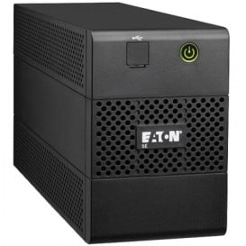 Zasilacz awaryjny UPS Eaton 5E 5E650IUSBDIN - Tower/360 W/2 x IEC C13/1 gniazdo schuko/1 x RJ-11/1 x RJ-45/1 x USB/Czarny