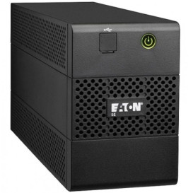 Zasilacz awaryjny UPS Eaton 5E 5E850IUSBDIN - Tower/480 W/2 x IEC C13/1 gniazdo schuko/1 x RJ-11/1 x RJ-45/1 x USB/Czarny