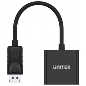 Adapter Unitek DP ,  DVI kabel Y-5118BA BOX - 1,8 m, Czarny - zdjęcie 3