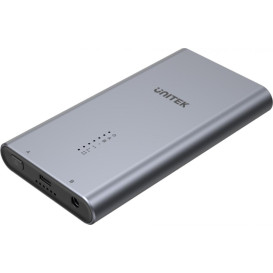 Obudowa na dysk Unitek USB-C 3,2 Gen 2 M.2 PCIe NVMe S1206A - Kolor srebrny, Czarna