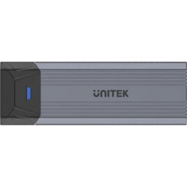 Obudowa na dysk Unitek M.2 USB-C 3.1 Gen2 NVMe/SATA S1204B - Szara, Czarna