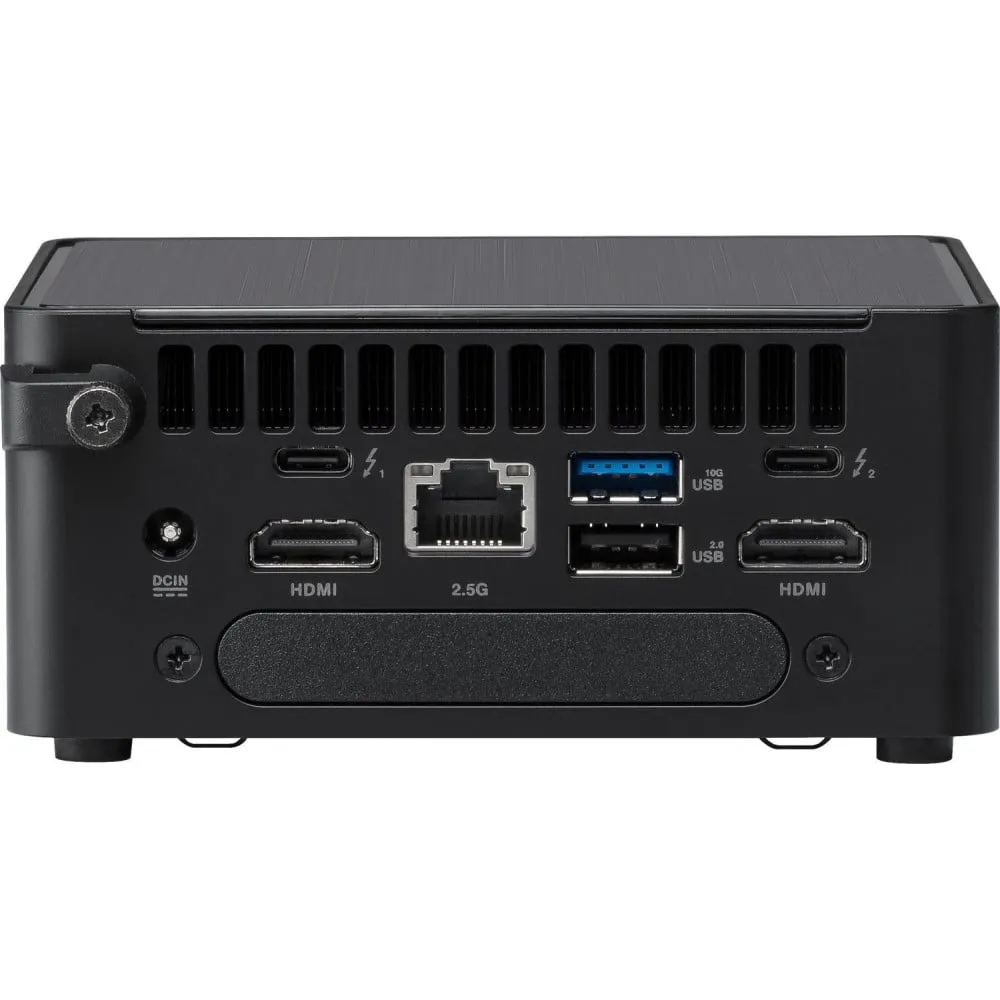 Komputer ASUS NUC 14 Pro Kit Tall 90AR0072-M001P0YO - Mini Desktop/Core Ultra 7 155H/RAM 96GB/1TB + 1TB + 4TB/WiFi/3CI