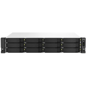Serwer NAS QNAP Rack TS-1264U-RP-4G - Rack (2U), Intel Celeron N5105, N5095, 4 GB RAM, 12 wnęk, 3 lata Door-to-Door - zdjęcie 3
