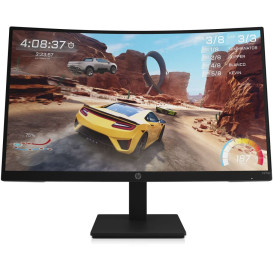 Monitor HP X27qc 32H02E9 - 27"/2560x1440 (QHD)/165Hz/zakrzywiony/VA/1 ms