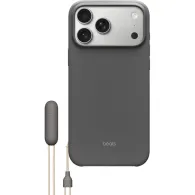 Etui Apple z podpórką Beats Kickstand z MagSafe i panelem sterowania aparatem MGY94LL/A do iPhone 17 Pro Max - Szafirowy szary